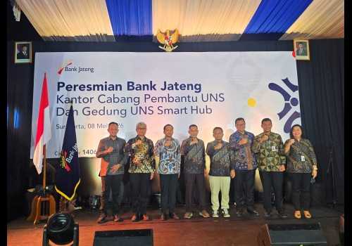 Bank Jateng Resmikan KCP UNS dan Gedung UNS Smart, Perkuat Sinergi Pendidikan dan Layanan Keuangan