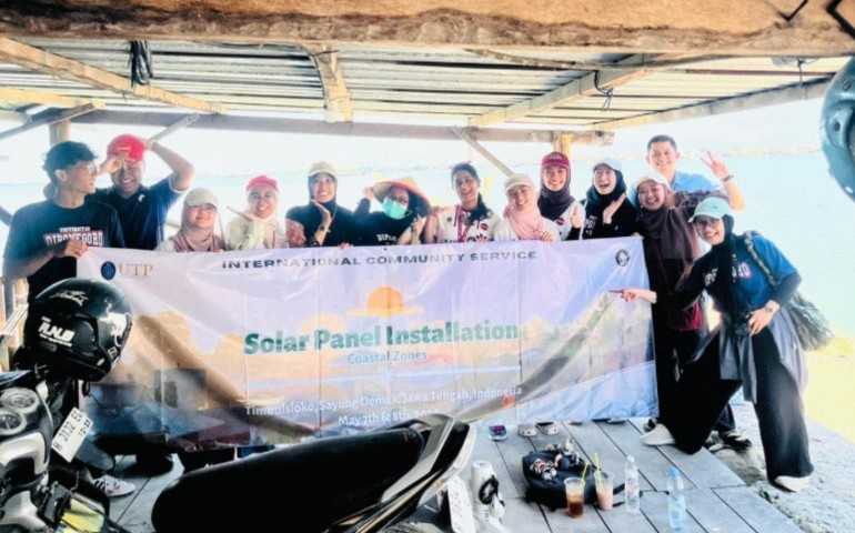 FEB UNDIP dan UTP Malaysia Implementasikan Energi Berkelanjutan di Desa Pesisir Timbulsloko