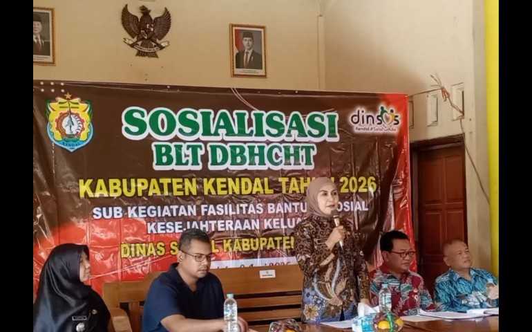 Bupati Kendal, Berpesan Pembagian BLT DBHCHT Harus Tepat Sasaran