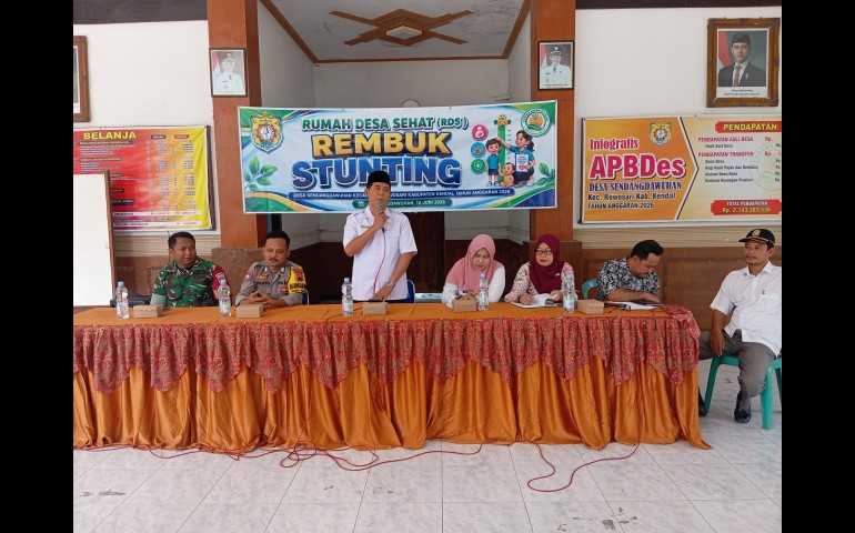 Pemdes Sendangdawuhan Gerak Cepat Atasi Stunting