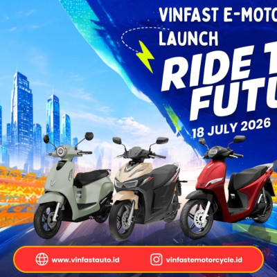 VinFast Gelar Peluncuran Perdana Tiga E-Motorcycle di Indonesia, Masyarakat Bisa Test Ride Gratis