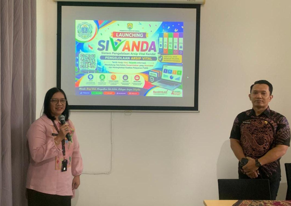 Menuju Tata Kelola Arsip Modern, Dinas Kearsipan Kendal Resmikan SIVANDA