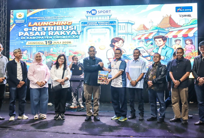 Dari Satu Pasar ke Tujuh Pasar, Pemkab Grobogan dan Bank Jateng Percepat Digitalisasi Retribusi