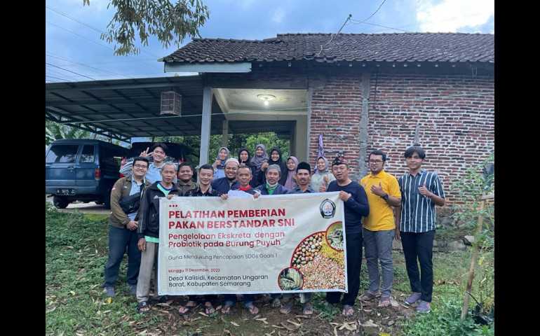 FPP Undip Dampingi Peternakan Burung Puyuh, Fokus Pengoptimalan Pakan Terhadap Kualitas Telur