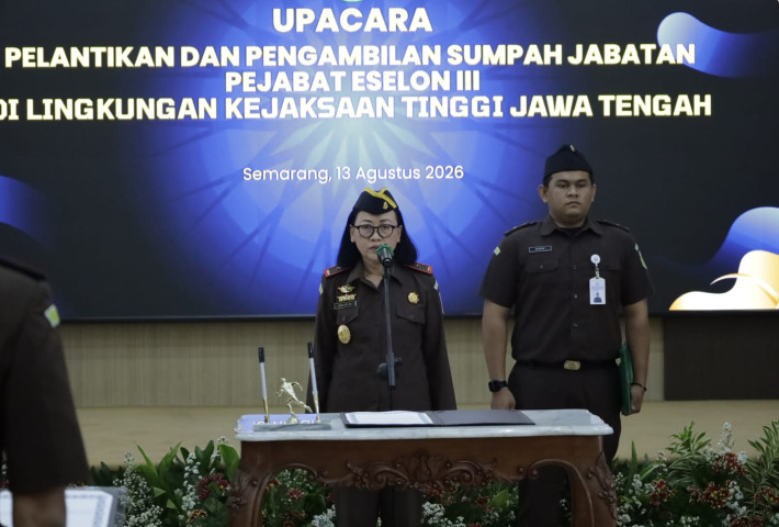 Wakajati Jateng Waito Minta Kajari Adaptif, Berani Tangani Korupsi dan Jaga Stabilitas Daerah