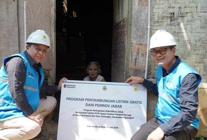Dukung Pemerataan Energi di Jawa Barat, Pemprov Jabar bersama PLN Hadirkan Sambungan Listrik Gratis bagi Masyarakat di Sekitar Proyek PLTA Upper Cisokan