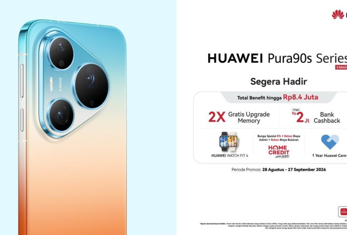 HUAWEI Pura 90s Series Hadir di Indonesia, Bawa Kamera 200MP dan AI Photography