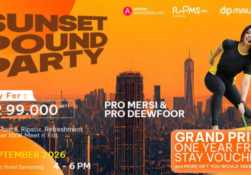 Rooms Inc Semarang Padukan Pound Fit, Zumba dan DJ di Sunset Pound Party