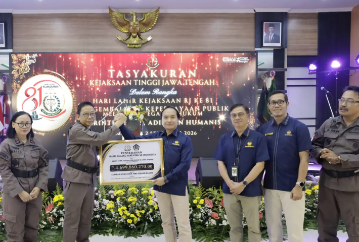 Barang Rampasan Dilelang, Kejati Jateng Pulihkan Rp4,69 Miliar