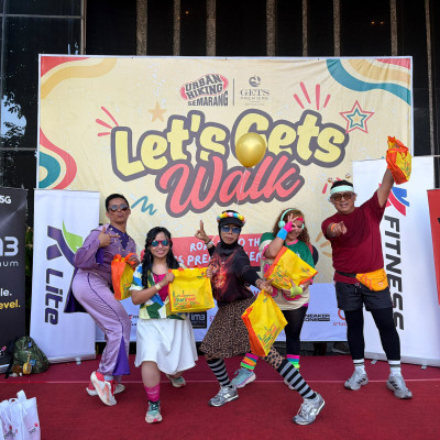 350 Peserta Ramaikan Fun Walk 5K Gets Premiere Semarang di Kota Lama