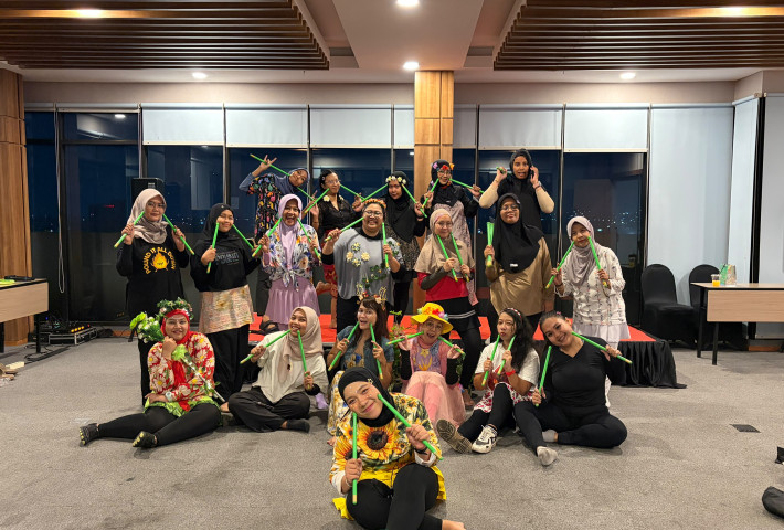 Up Peak Semarang Hadirkan Poundfit Bersama Pro Puspitop, Olahraga Makin Seru
