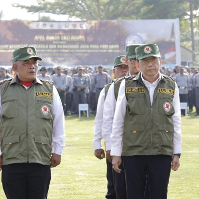 Kajati Teguh Subroto Dikukuhkan sebagai Ketua Aslinmas Jateng, 243.543 Satlinmas Diperkuat