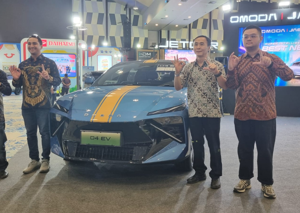 Tampil di GIIAS Semarang, OMODA O4 EV Usung Konsep Cyber Mecha Design