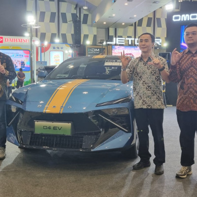 Tampil di GIIAS Semarang, OMODA O4 EV Usung Konsep Cyber Mecha Design