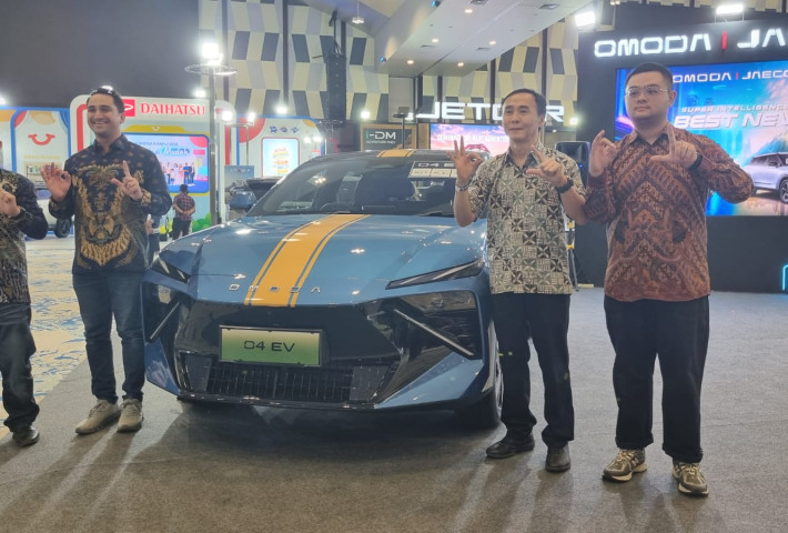 Tampil di GIIAS Semarang, OMODA O4 EV Usung Konsep Cyber Mecha Design