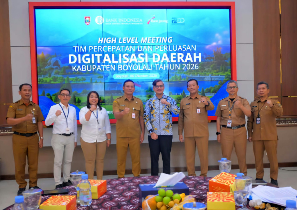 Bank Jateng Perkuat Dukungan Digitalisasi Keuangan Pemkab Boyolali melalui HLM TP2DD 2026