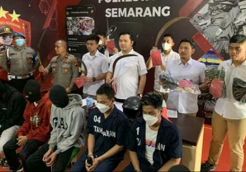 Polrestabes Semarang Tetapkan 5 Tersangka, Tawuran SMK di Semarang