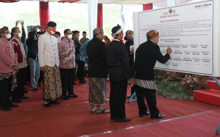 Bentuk 24 Desa Antikorupsi, Jateng Jadi yang Pertama Di Indonesia