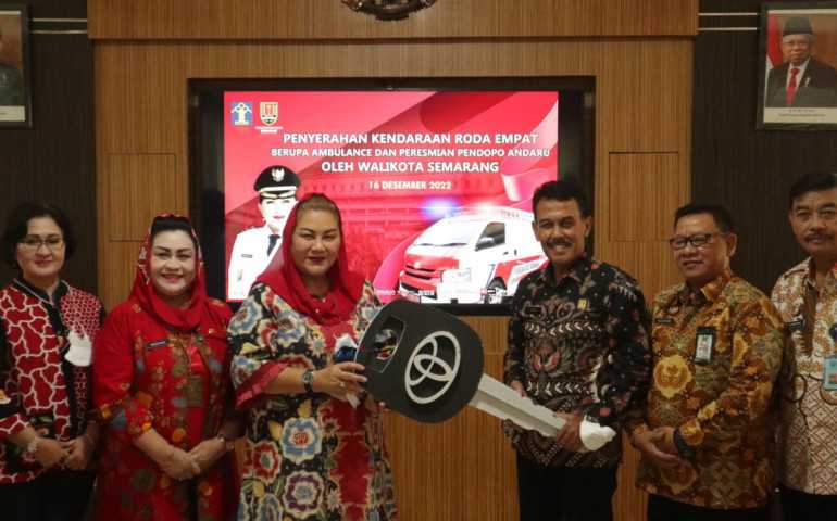 Hibah dari Pemkot Semarang, Lapas Semarang Kini Miliki Ambulans dan Pendopo