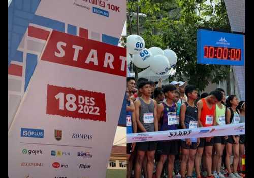 2100 Pelari Ikuti 10 K Sekaligus Nikmati Keunikan Budaya dan Arsitektur Kota Semarang