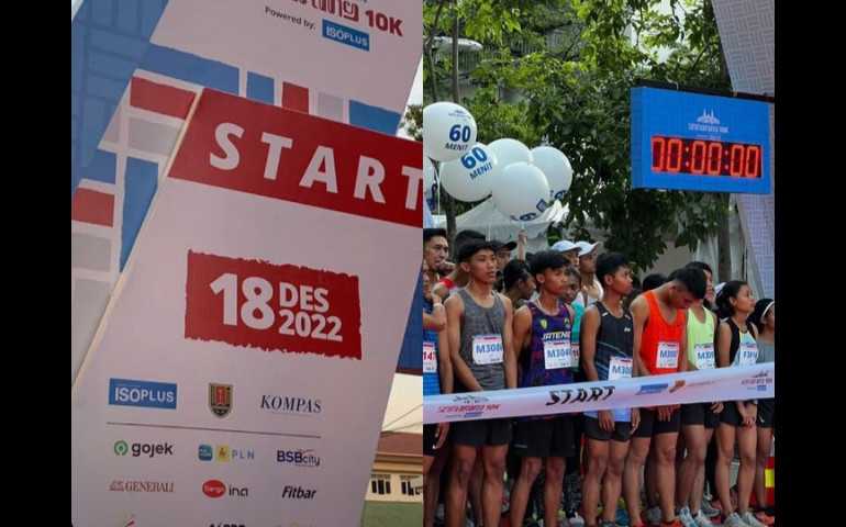 2100 Pelari Ikuti 10 K Sekaligus Nikmati Keunikan Budaya dan Arsitektur Kota Semarang