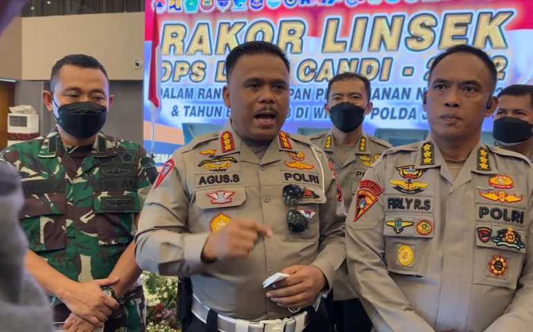 Libur Nataru Polda Jateng Gelar Operasi Lilin Candi