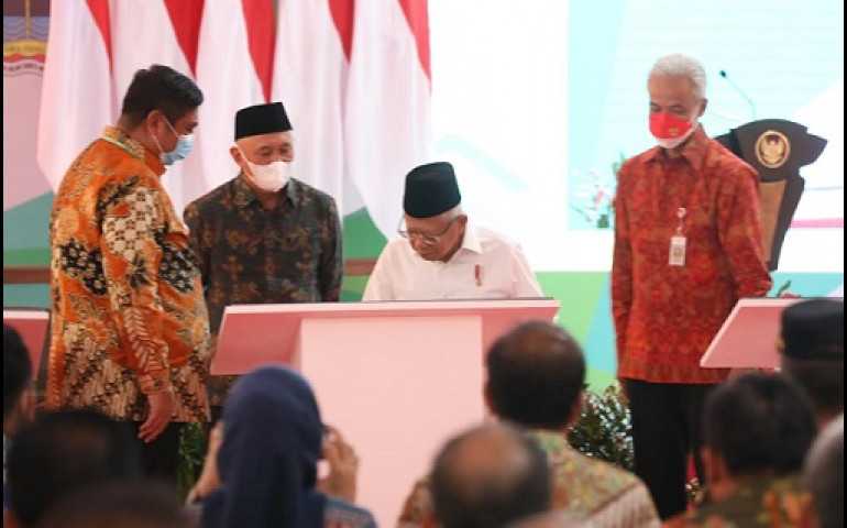 Wakil Presiden RI Resmikan PLUT KUMKM ke-11 di Jawa Tengah