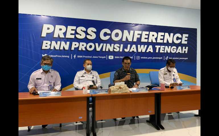 Sepanjang 2022 BNN Jateng Berhasil Tuntaskan 768 Kasus Tindak Pidana Narkotika