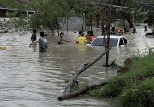 Kembali, Banjir Tenggelamkan Perumahan Dinar Indah Kota Semarang