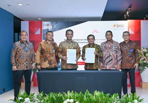 Tingkatkan P3DN, Semen Indonesia dan LPDP Jalin Kerja Sama Pendanaan Riset Sparepart Pabrik