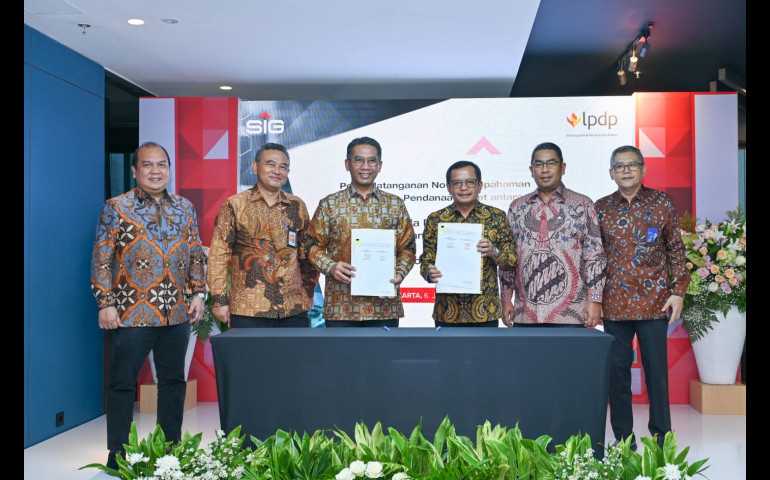 Tingkatkan P3DN, Semen Indonesia dan LPDP Jalin Kerja Sama Pendanaan Riset Sparepart Pabrik