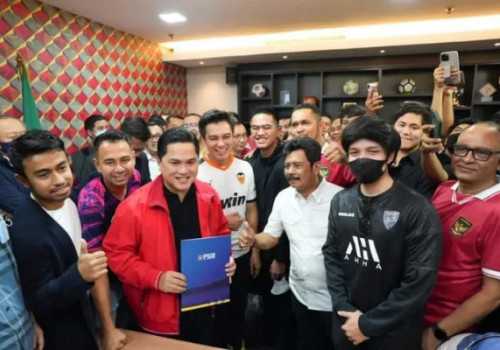Erick Thohir Daftarkan Diri Jadi Calon Ketua PSSI