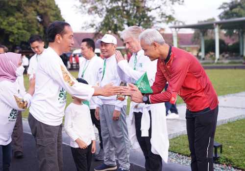 Sambut Satu Abad NU, Ganjar, Puan dan Jokowi Berada di Barisan Depan