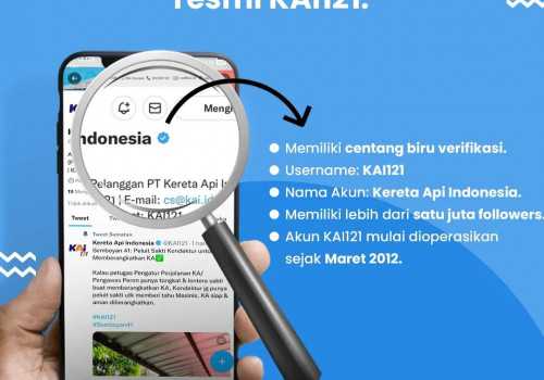 Akun Twitter KAI Palsu, Berikut Ciri-ciri Akum Resminya