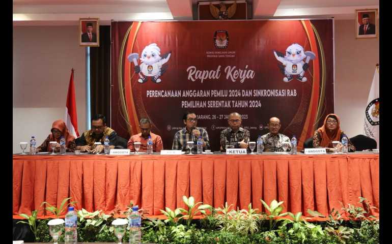 Persiapan Pemilu 2024, KPU Jateng Gelar Rapat Perencanaan Anggaran