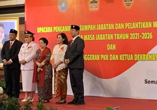 SAH! Hevearita Kini Pimpin Kota Semarang, Ini Pesan Ganjar
