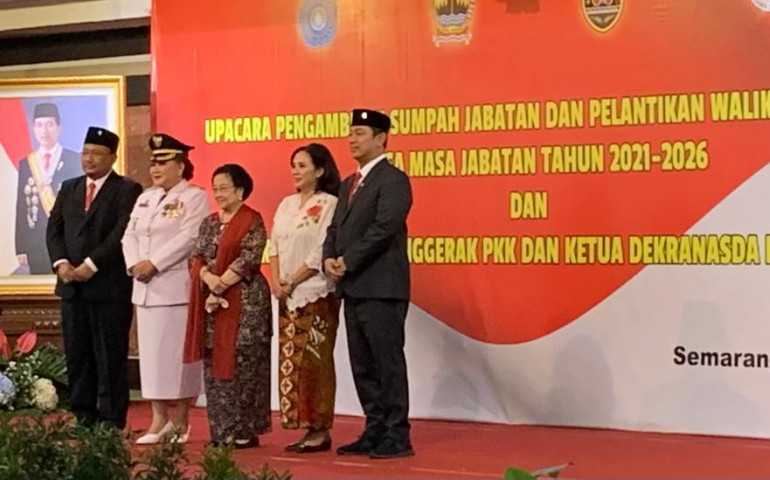 SAH! Hevearita Kini Pimpin Kota Semarang, Ini Pesan Ganjar