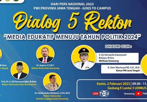 Dialog Lima Rektor Awali Peringatan HPN 2023, Cek Tanggalnya