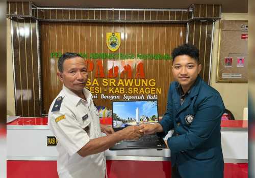 Tingkatkan Pariwisata Desa, Tim I KKN Undip Dapat Apresiasi Kepala Desa Srawung Sragen