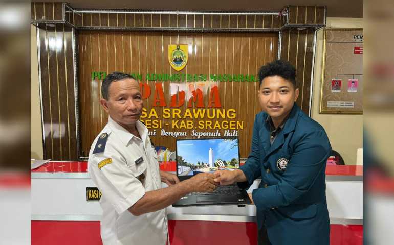 Tingkatkan Pariwisata Desa, Tim I KKN Undip Dapat Apresiasi Kepala Desa Srawung Sragen