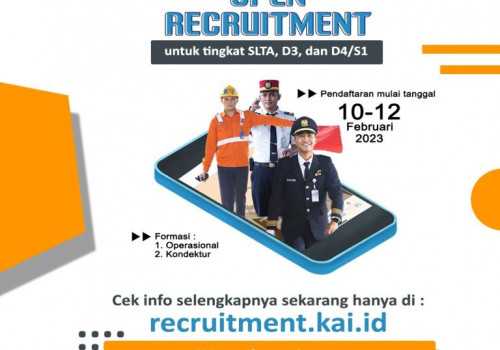 Kabar Baik untuk Pencari Kerja, KAI Buka Lowongan Kerja, Yuk Daftar!