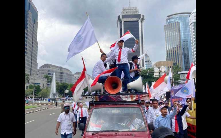Tolak IPO PGE, Serikat Pekerja Pertamina Lakukan Aksi Turun ke Jalan