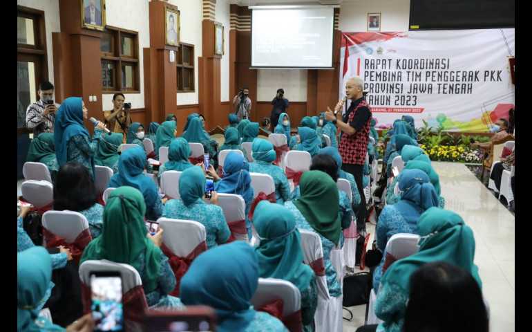 Ajak PKK untuk Dorong Kendalikan Inflasi dan Penurunan Kemiskinan di Jawa Tengah
