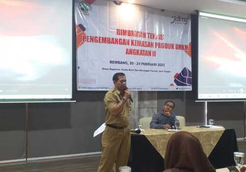 Dinkop UKM Jateng Kembali Gelar Bimtek Pengembangan Desain Kemasan di Rembang, Tingkatkan Minat Pembeli