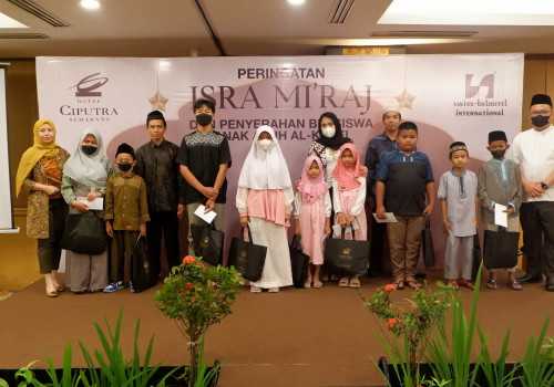 Peduli Pendidikan Anak Bangsa, Hotel Ciputra Semarang Berikan Beasiswa Sekolah