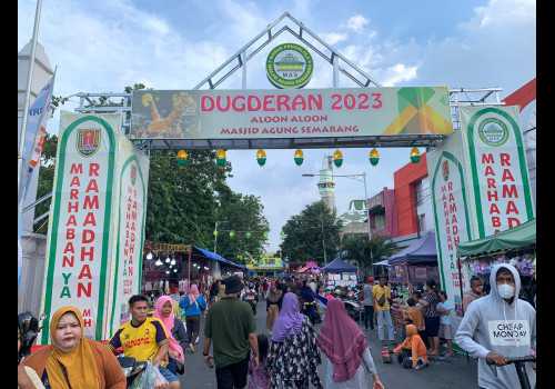Bernostalgia dengan Mainan Tradisional, Dugderan: Tradisi Sambut Ramadhan di Kota Semarang