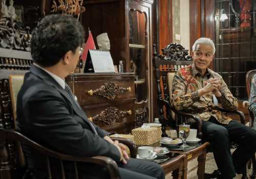 Bahas Isu Kelautan Hingga Radikalisme, Presiden Sasakawa Foundation Bangga dengan Pemimpin Jawa Tengah