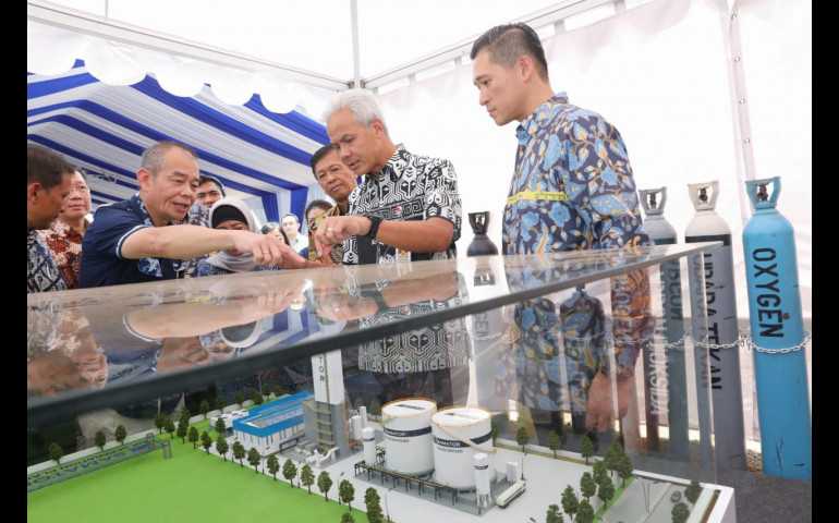 Nilai Investasi Sampai Ro500 Miliar, Pabrik Samator Indonesia di Harap Bisa Penuhi Kebutuhan Gas di Jateng