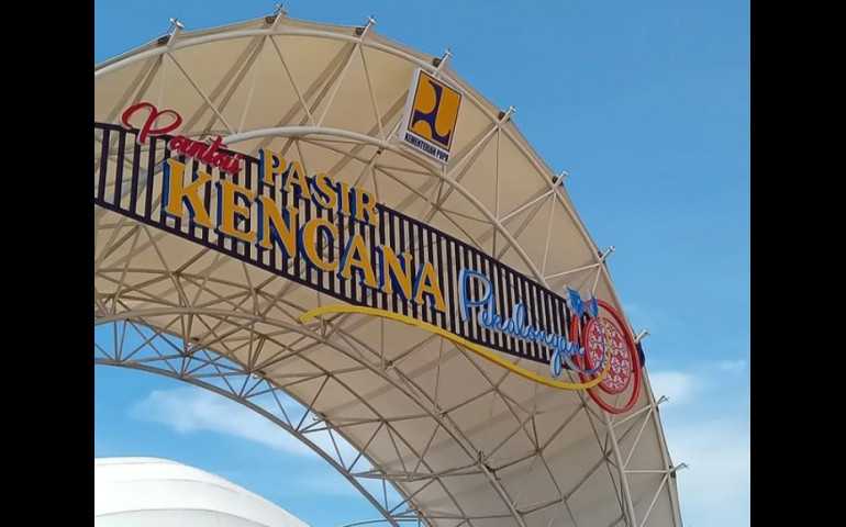 Pantai Pasir Kencana, Wisata Pantai Kekinian di Pekalongan