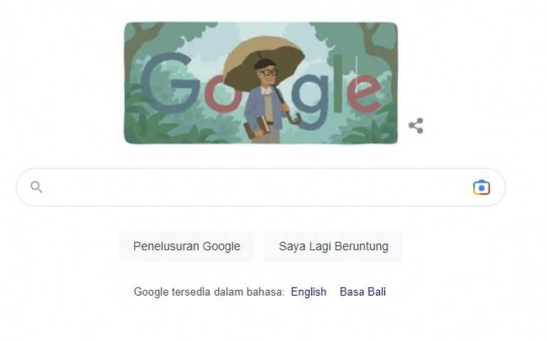 Google Peringati Hari Lahir Penyair Sapardi Djoko Damono